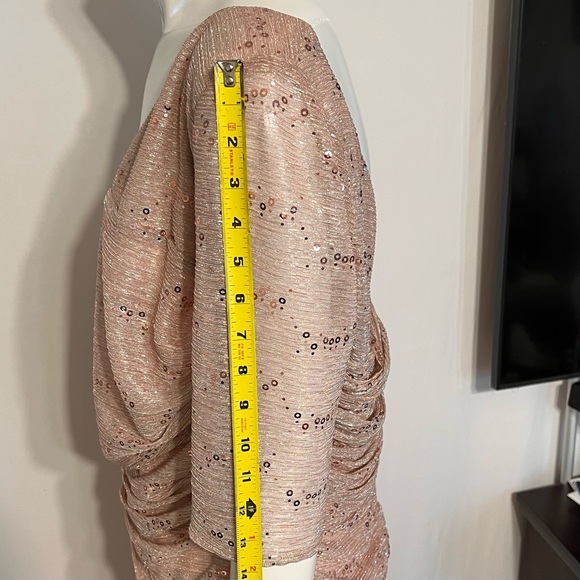 Talbot Runhof
One-Shoulder Sequin Voile Gown - Picture 16 of 16